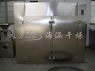 Hot air circulation oven