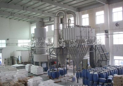 Cryolite drying production line