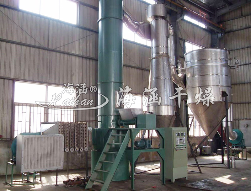 Cryolite drying production line