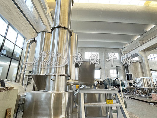 Fast rotary flash dryer made successfully!