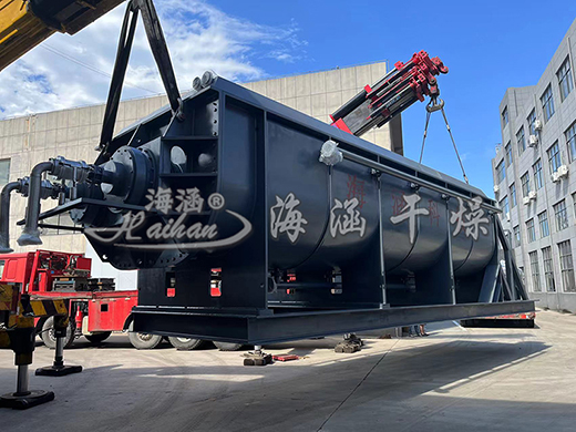 KJG-220 hollow paddle dryer is made in high standard and loaded and sent to customer units!