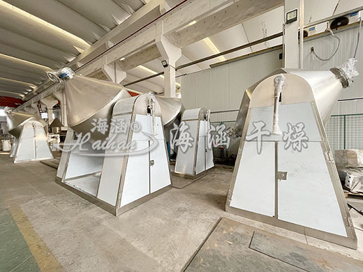 Double cone rotary vacuum dryer-Professional equipment is trustworthy. The equipment ordered by the customer was sent away successfully!
