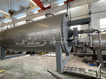 Vacuum harrow dryer - smoothly loaded and shipped to the customer unit!