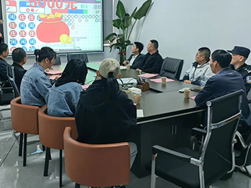 Jiaoxi police station police came to our company to promote anti-fraud security knowledge special meeting