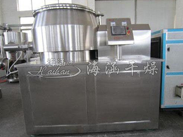 What factors affect the finished granulation product of a high-speed mixer?