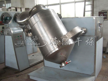 The working principle and characteristics of three-dimensional motion mixer