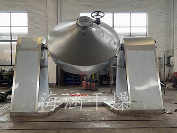 How should the double cone rotary vacuum dryer be maintained?