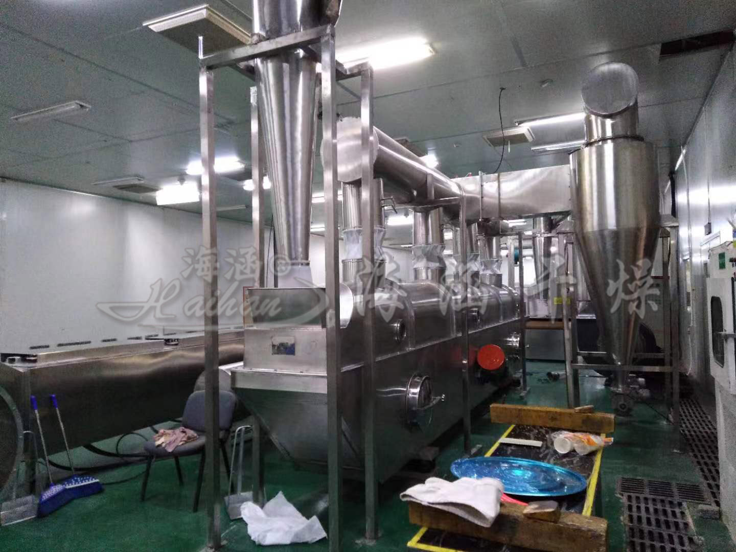 Industrial development history of vibrating fluidized bed dryer