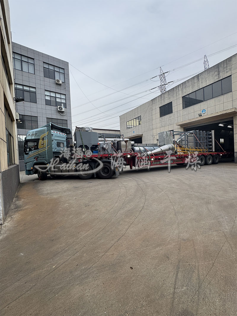 The complete set of XSG-6 flash dryer equipment has been loaded and shipped to the customer's site in Fujian